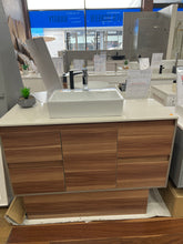 Timber Wall Hung / Floor Mount Vanity w/ Flat Stone Top - 1200x460mm (Floor Display)